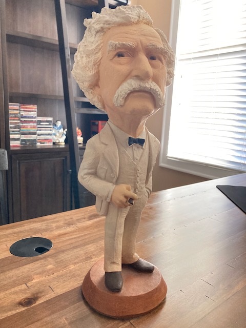 Mark Twain ESCO Statue For Sale / Mark Twain ESCO Chalkware Statues For Sale Mark Twain ESCO Statue For Sale / Mark Twain ESCO Chalkware Statues For Sale