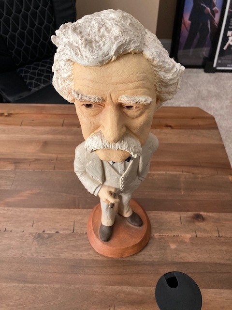 Mark Twain ESCO Statue For Sale / Mark Twain ESCO Chalkware Statues For Sale Mark Twain ESCO Statue For Sale / Mark Twain ESCO Chalkware Statues For Sale
